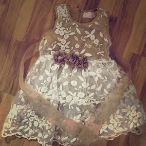 Handmade girls dress perfect for weddings